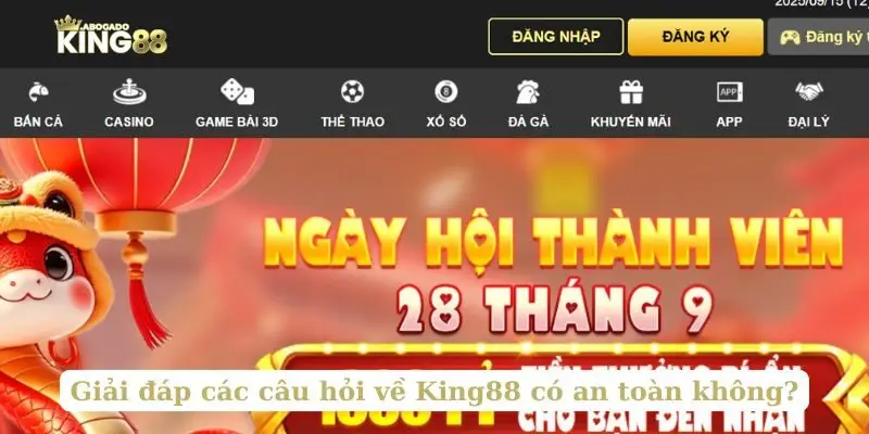 Giải đáp các câu hỏi về King88 có an toàn không?