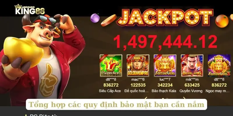 Tổng hợp các quy định bảo mật bạn cần nắm