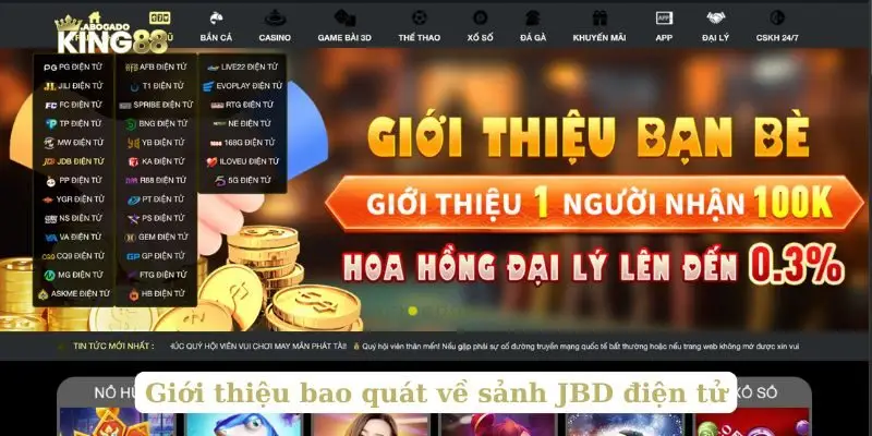 Giới thiệu bao quát về sảnh JBD điện tử